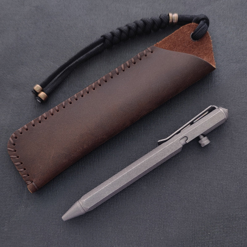 Titanium Tactical Pen - Tungsten Steel Window Breaker EDC Self-Defense Writing Tool