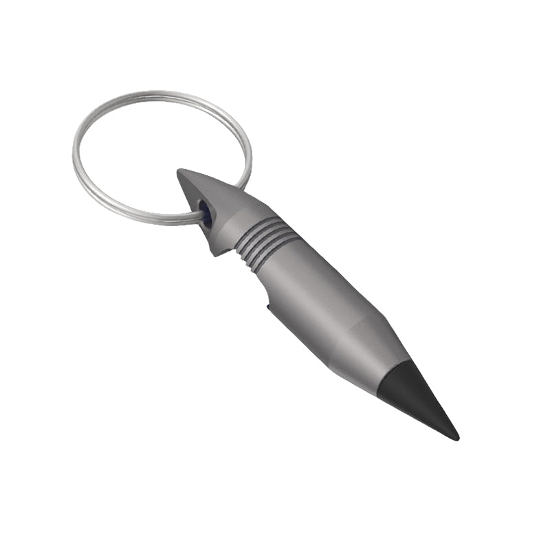 Titanium EDC Keychain Tool – Wolf Fang 1.0 Multi with Bottle Opener, Screwdriver & Cutter detail image