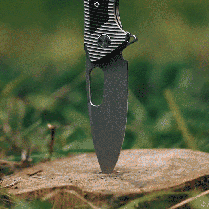 Titanium EDC Knife – Shadow Blade with M390 Steel Blade with Precision Engineering detail image - detail view 4