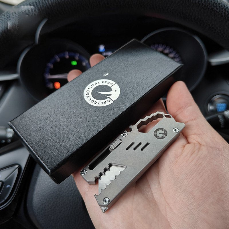 Titanium EDC Knife – Wasp-Sting Tactical with TC4 Quick-Change Blade with Multi-Tool detail image - detail view 7
