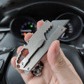 Titanium EDC Knife – Wasp-Sting Tactical with TC4 Quick-Change Blade with Multi-Tool variant image