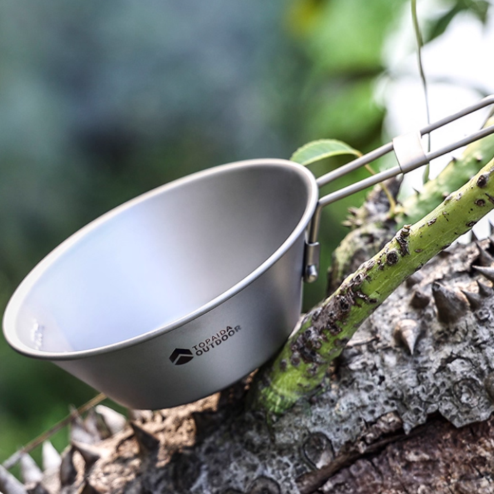Titanium EDC Multi-Tool – Featherlight Feast Ultralight Folding Utensil Set detail image - detail view 3
