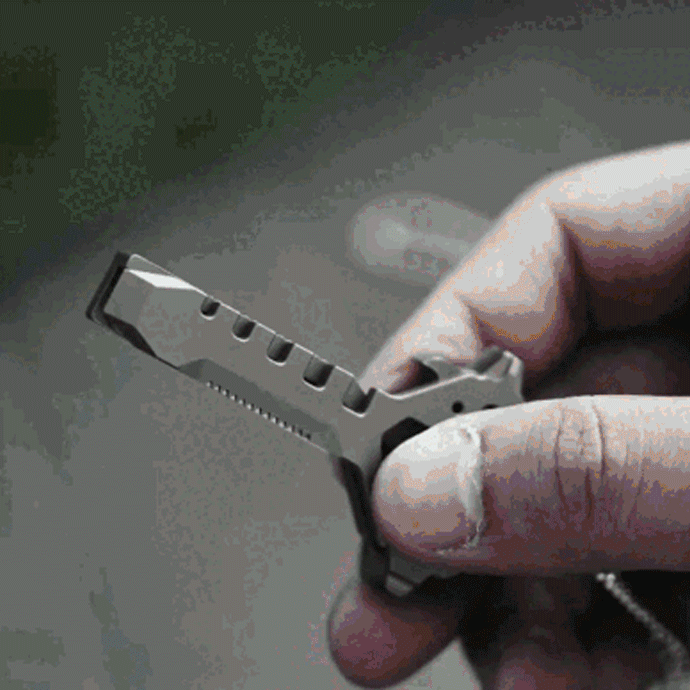 Titanium EDC Multi-Tool – Keymaster 12-in-1 with Compact Versatile Design detail image - detail view 10