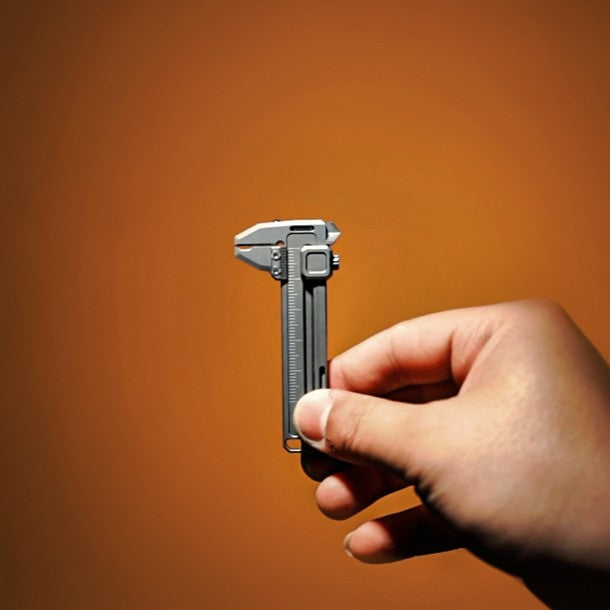 Titanium EDC Multi-Tool – TiCal Pro GR5 Mini Caliper with 9-in-1 -Function Measurement detail image - detail view 3