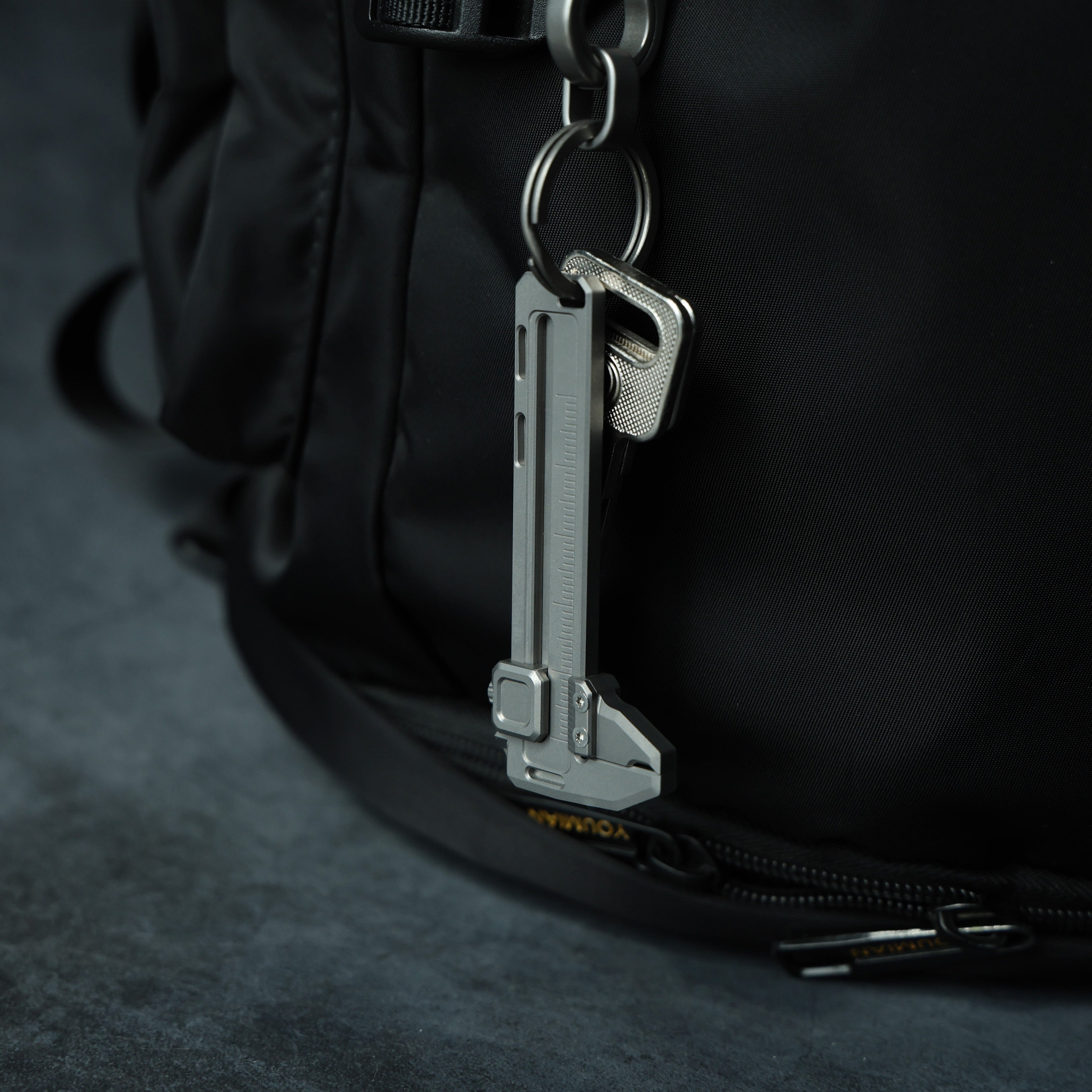 Titanium EDC Multi-Tool – TiCal Pro GR5 Mini Caliper with 9-in-1 -Function Measurement detail image - detail view 6