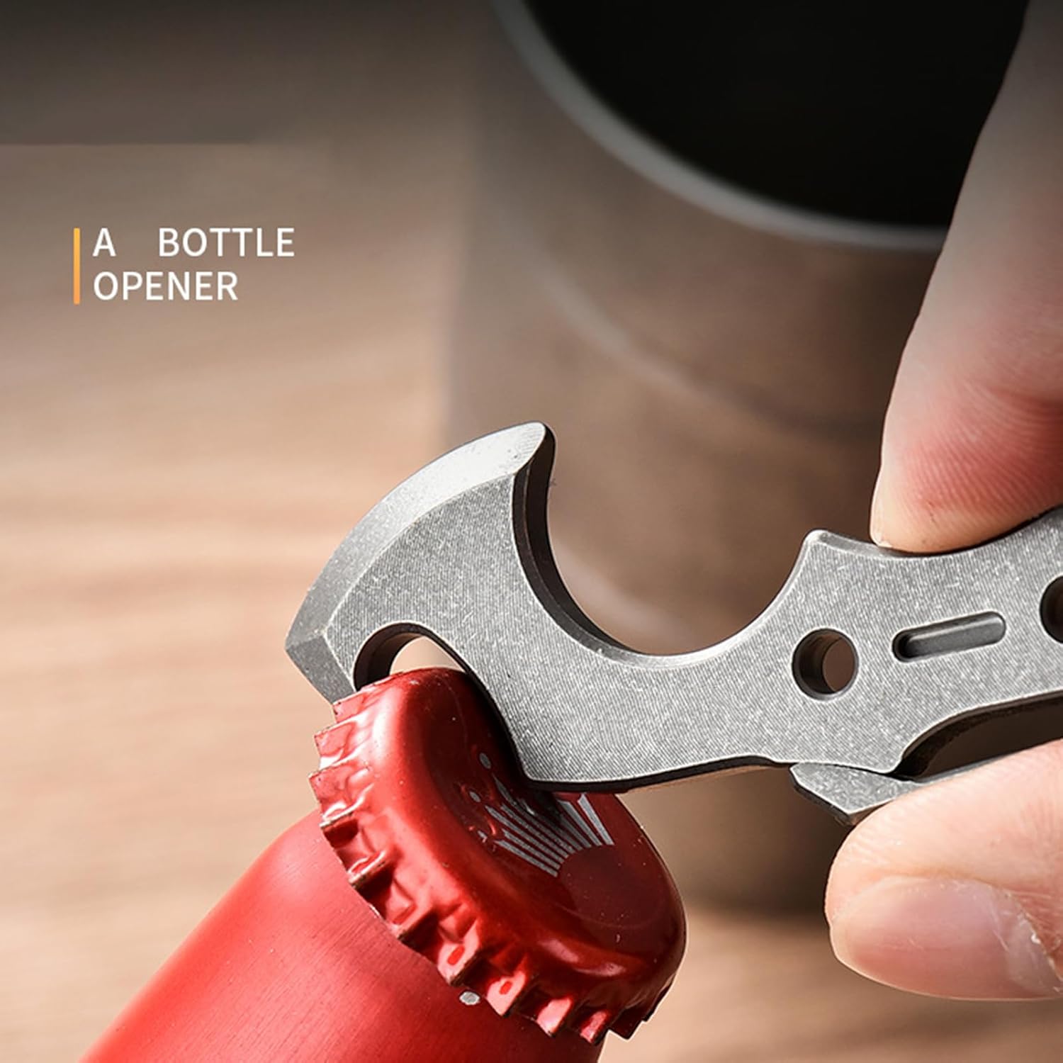 Titanium EDC Multi-Tool – TitanSpike - Card with Crowbar, Wrenches & Bottle Opener detail image