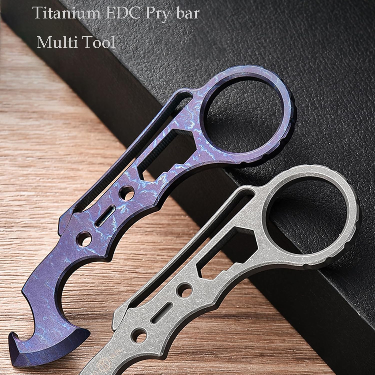 Titanium EDC Multi-Tool – TitanSpike - Card with Crowbar, Wrenches & Bottle Opener detail image - detail view 4