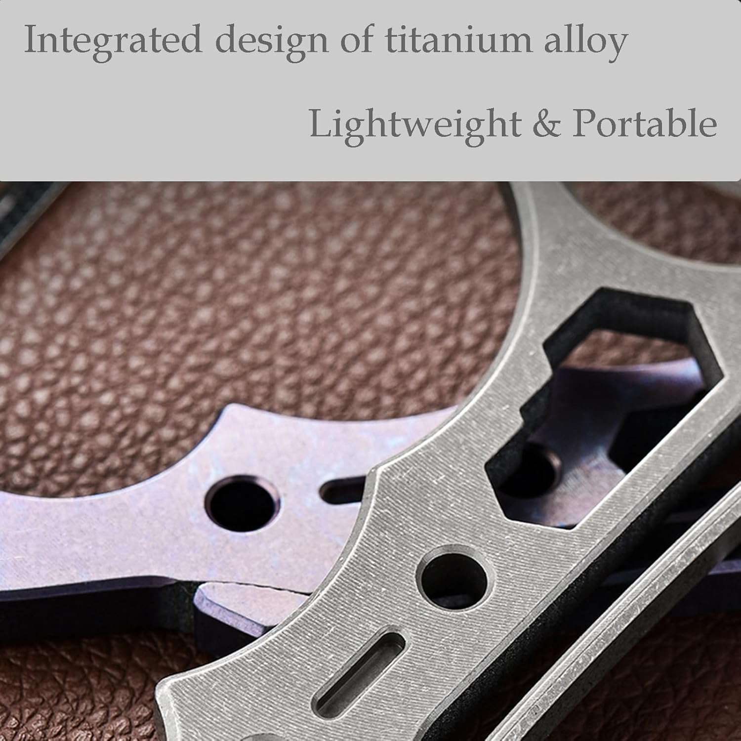Titanium EDC Multi-Tool – TitanSpike - Card with Crowbar, Wrenches & Bottle Opener detail image - detail view 8