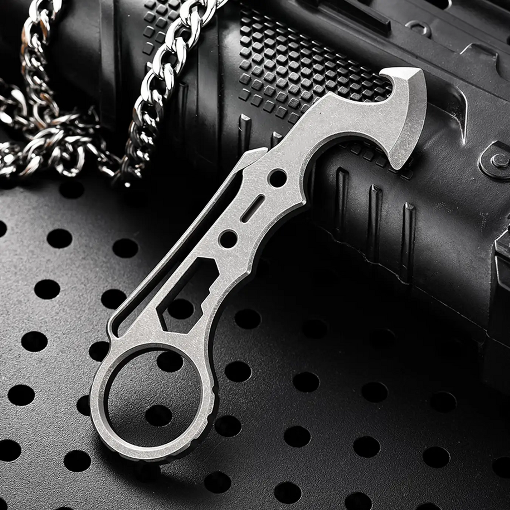 Titanium EDC Multi-Tool – TitanSpike - Card with Crowbar, Wrenches & Bottle Opener product image
