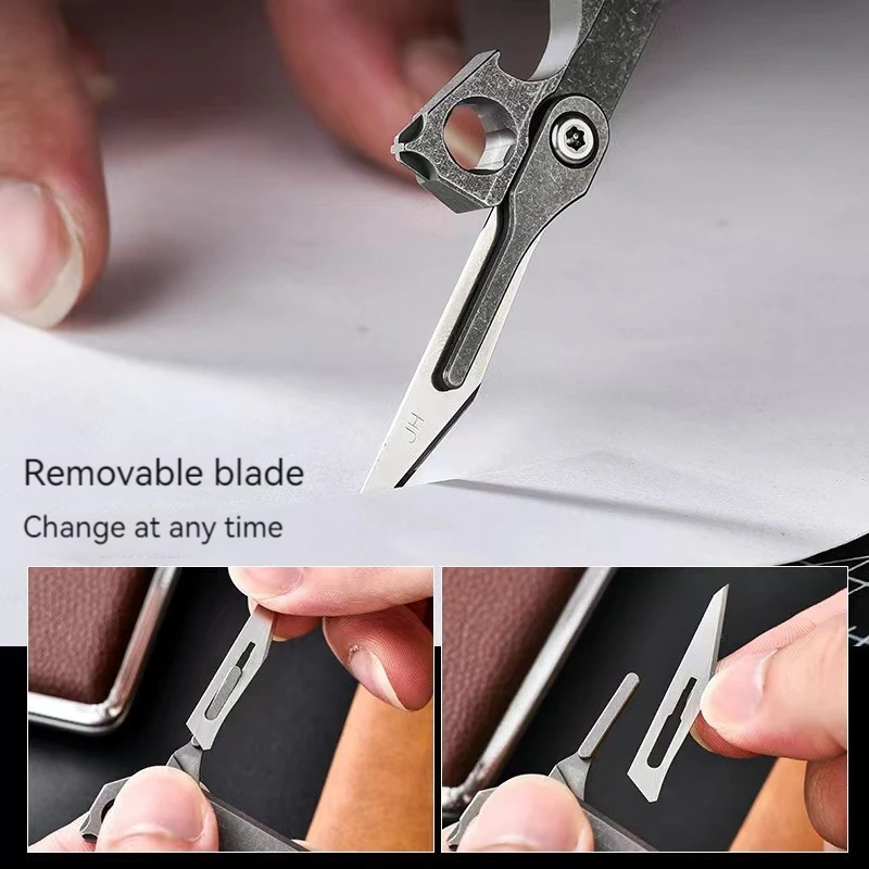 Titanium EDC Pry Bar – IronClad 9-in-1 Pocket with Aerospace-Grade Multi-Tool detail image - detail view 8