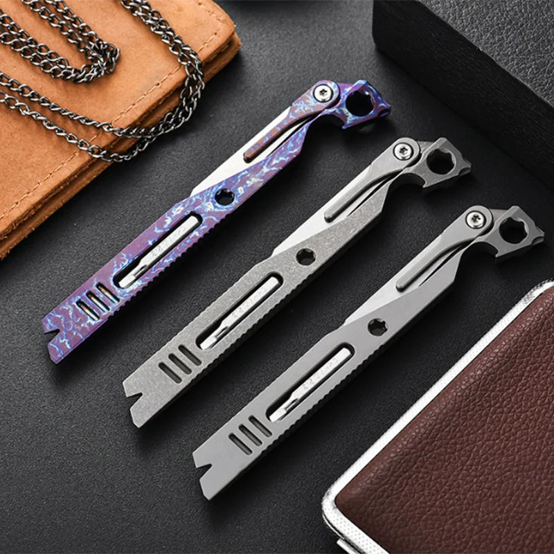 Titanium EDC Pry Bar – IronClad 9-in-1 Pocket with Aerospace-Grade Multi-Tool product image