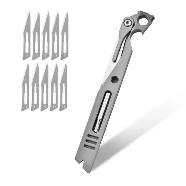 Titanium EDC Pry Bar – IronClad 9-in-1 Pocket with Aerospace-Grade Multi-Tool variant image - product view 11