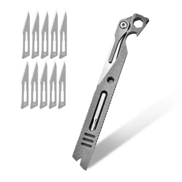 Titanium EDC Pry Bar – IronClad 9-in-1 Pocket with Aerospace-Grade Multi-Tool variant image - product view 10