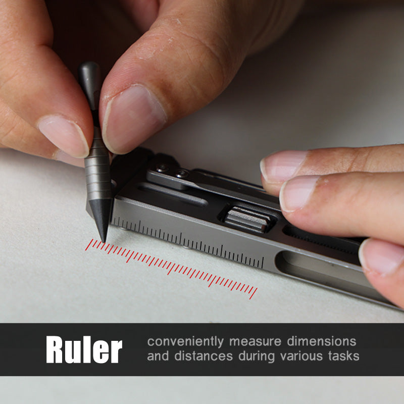 Titanium EDC Pry Bar – PryMax 2.0 All-in-1 Multi-Function with GR5 detail image - detail view 13