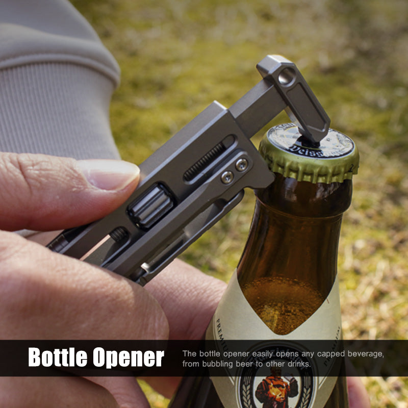 Titanium EDC Pry Bar – PryMax 2.0 All-in-1 Multi-Function with GR5 detail image - detail view 15