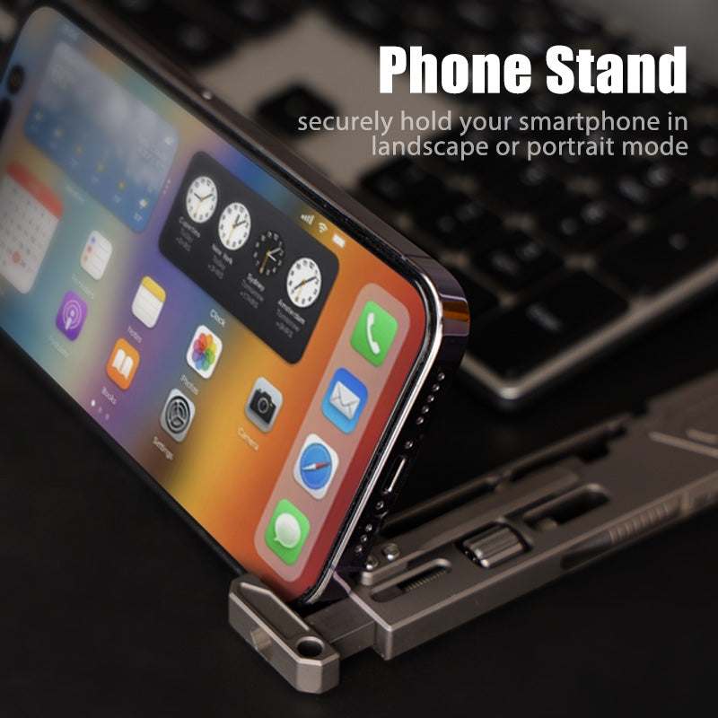 Titanium EDC Pry Bar – PryMax 2.0 All-in-1 Multi-Function with GR5 detail image - detail view 16