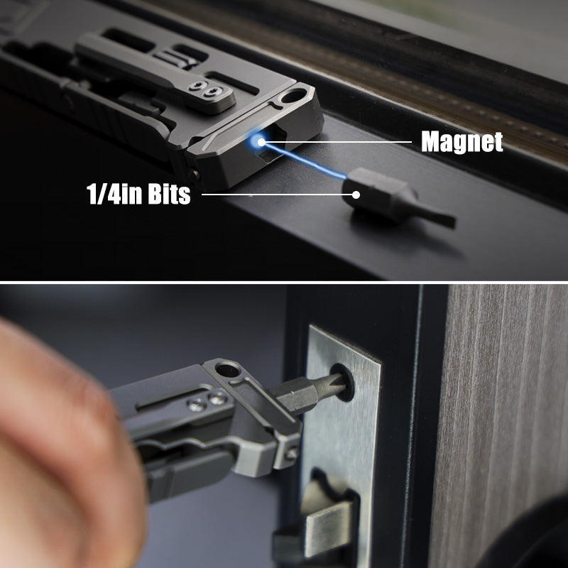 Titanium EDC Pry Bar – PryMax 2.0 All-in-1 Multi-Function with GR5 detail image - detail view 24