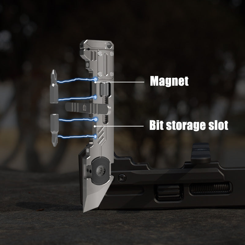 Titanium EDC Pry Bar – PryMax 2.0 All-in-1 Multi-Function with GR5 detail image - detail view 25