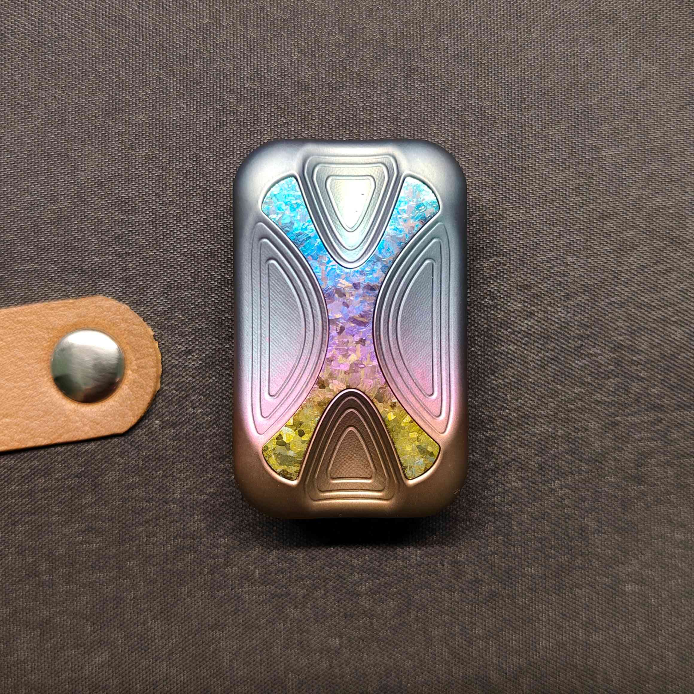 Titanium Fidget Slider – Infinite Position Vibration Feedback detail image