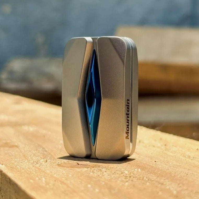 Titanium Fidget Slider – Mountain with Damped Precision EDC for Desk Breaks, Collecting product image
