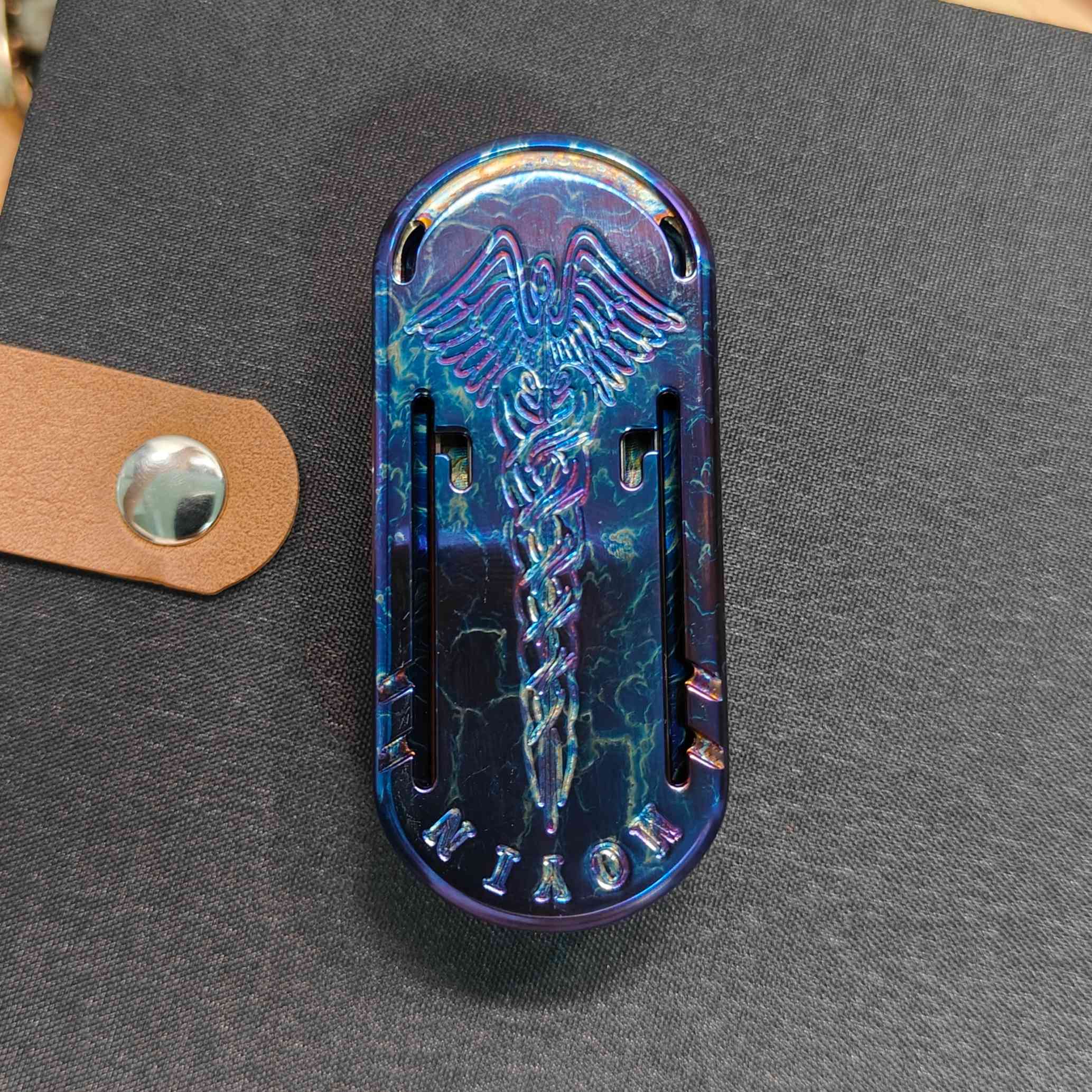 Titanium Fidget Slider – Tuning Fork with Scepter EDC Toy for Desk Breaks, Collecting variant image