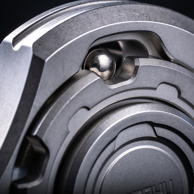 Titanium Fidget Spinner – Compound Gyro with Multi-Axis Linkage Modular EDC Stress Relief detail image - detail view 10