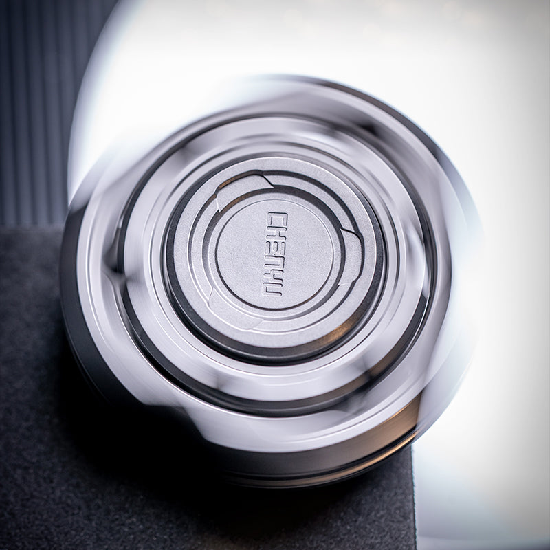 Titanium Fidget Spinner – Compound Gyro with Multi-Axis Linkage Modular EDC Stress Relief detail image - detail view 12