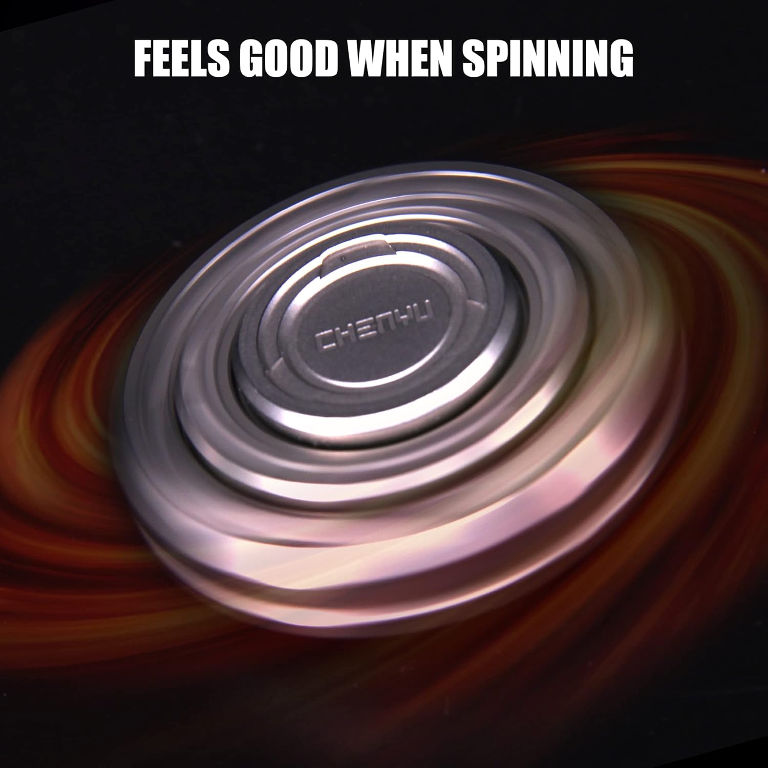 Titanium Fidget Spinner – Compound Gyro with Multi-Axis Linkage Modular EDC Stress Relief detail image - detail view 13