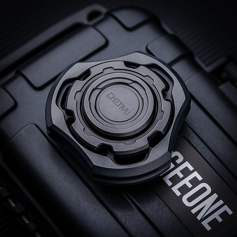 Titanium Fidget Spinner – Compound Gyro with Multi-Axis Linkage Modular EDC Stress Relief variant image - product view 4