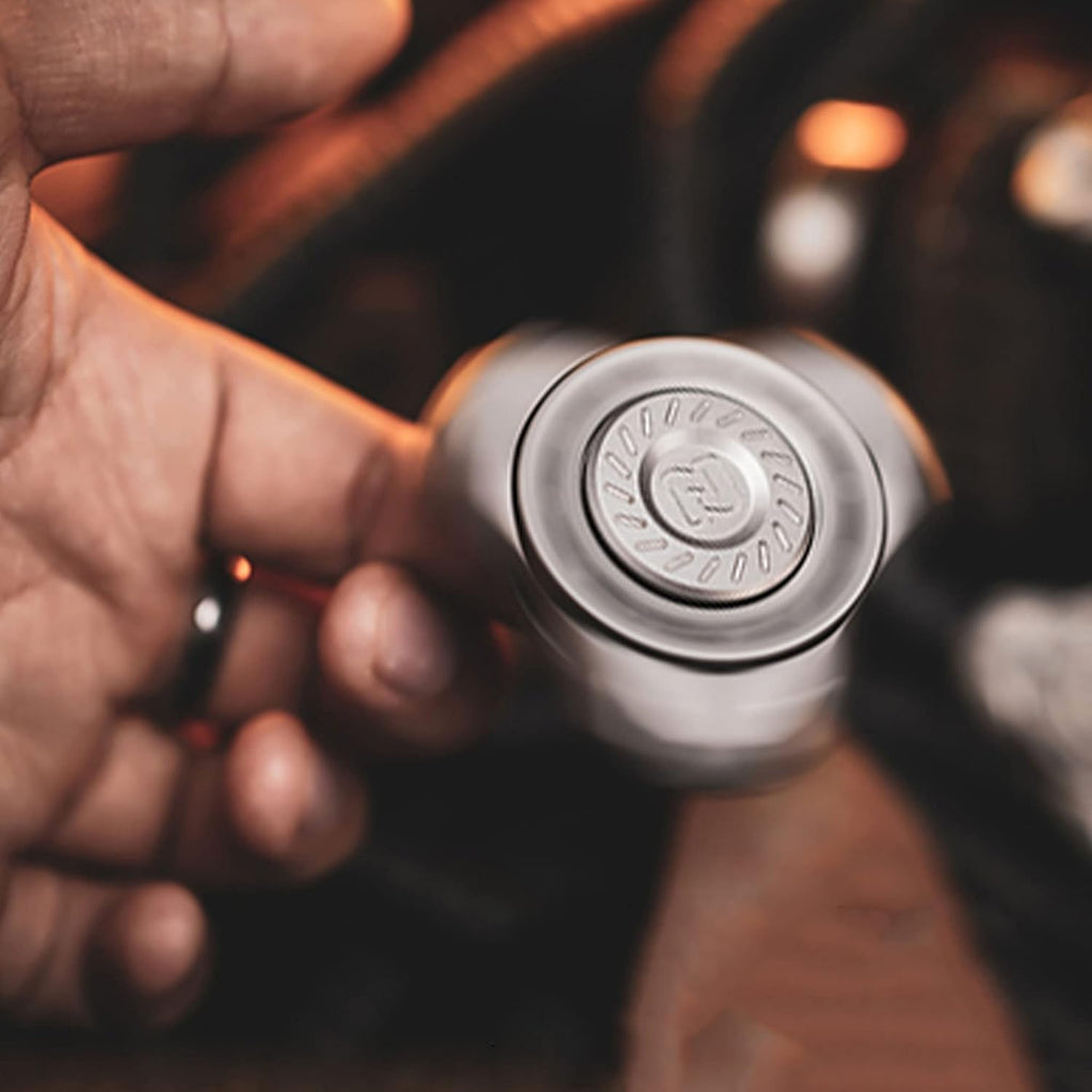 Titanium Fidget Spinner – Melody Twister with Dual-Axis Design detail image - detail view 5