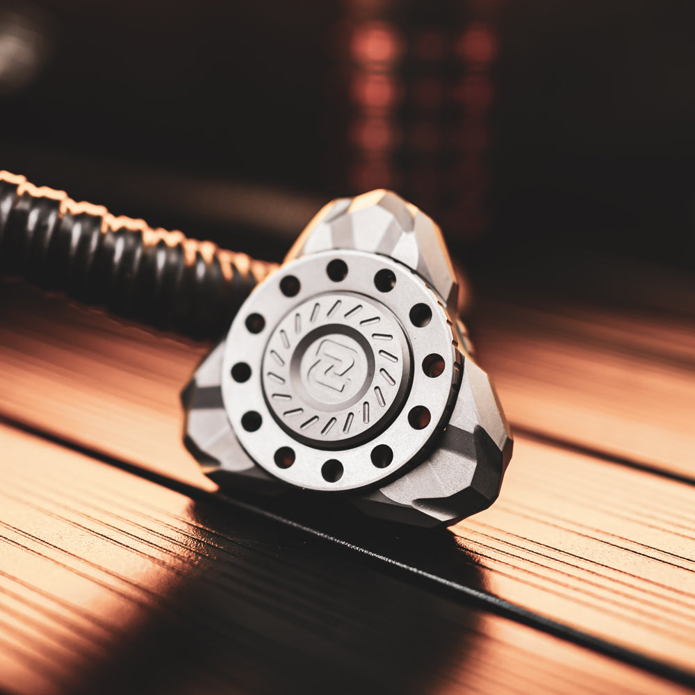Titanium Fidget Spinner – Melody Twister with Dual-Axis Design detail image - detail view 9