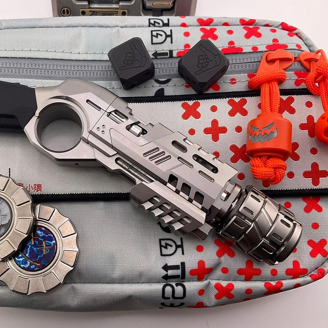 Titanium Fidget Spinner – Punnk by GoBiggeR with Authentic & Zirconium Modular detail image - detail view 16