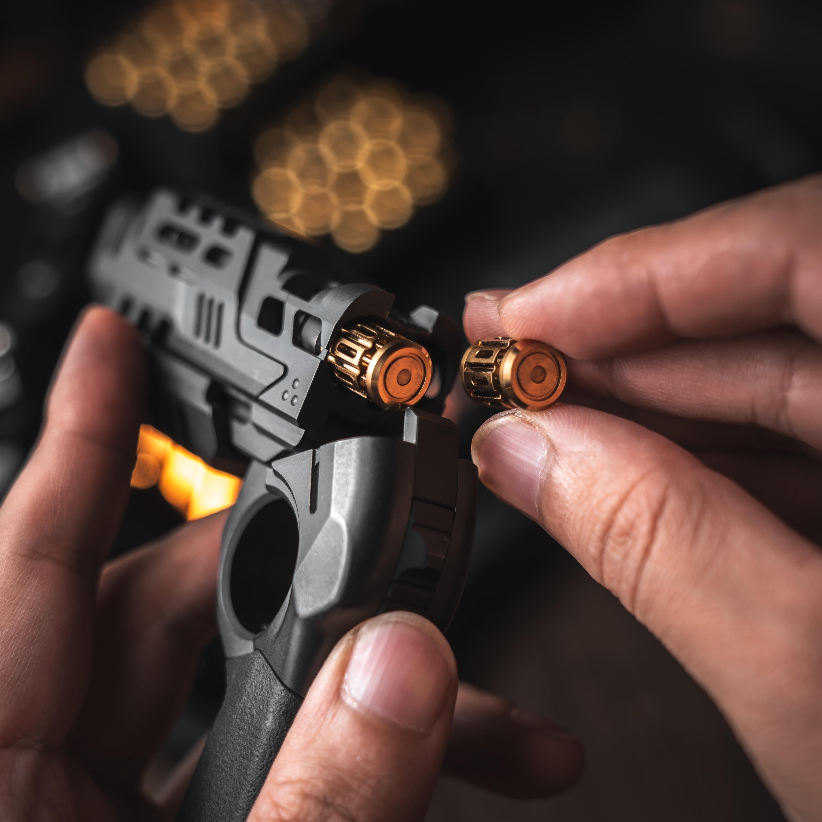 Titanium Fidget Spinner – Punnk by GoBiggeR with Authentic & Zirconium Modular detail image