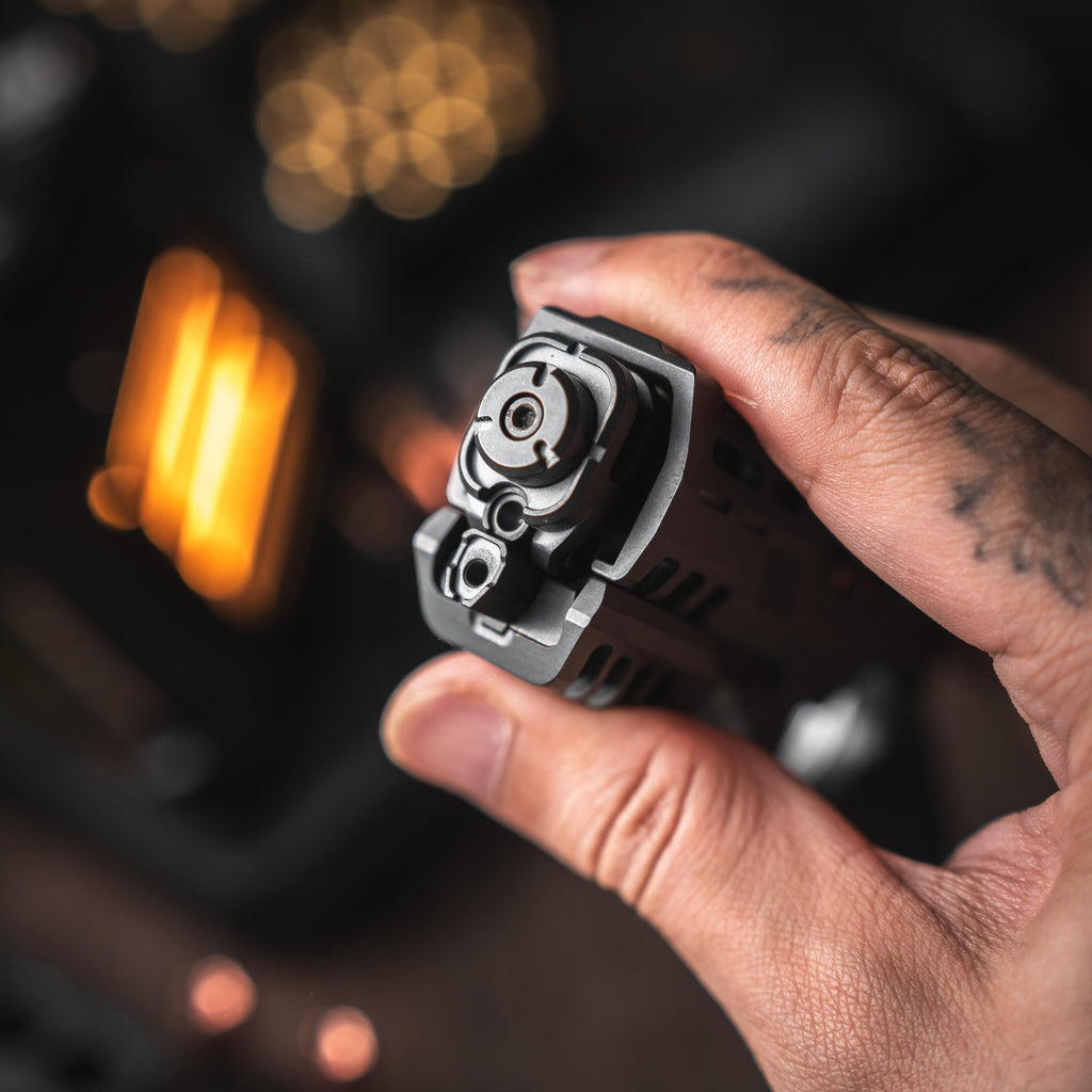 Titanium Fidget Spinner – Punnk by GoBiggeR with Authentic & Zirconium Modular detail image - detail view 5