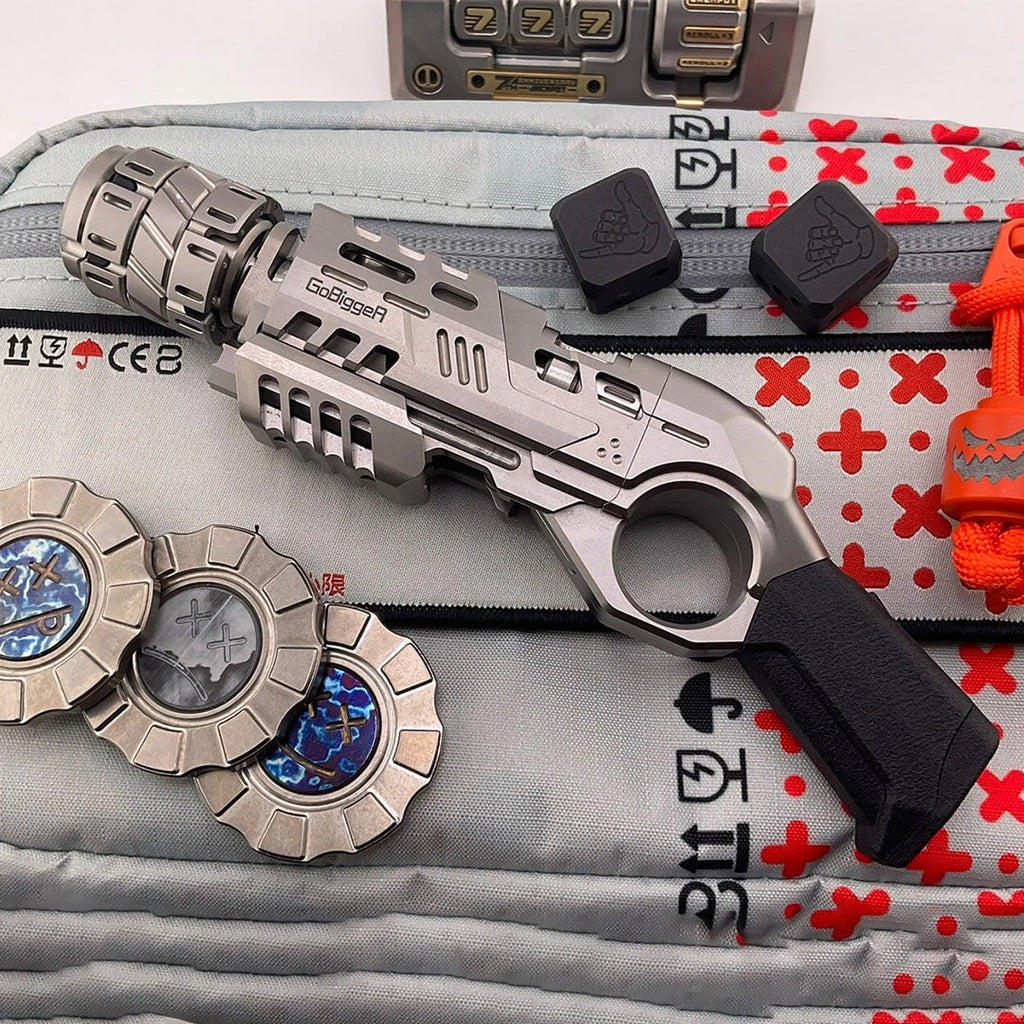 Titanium Fidget Spinner – Punnk by GoBiggeR with Authentic & Zirconium Modular detail image - detail view 7