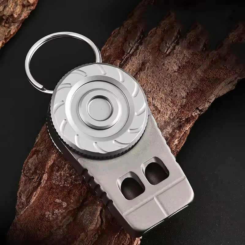 Titanium Fidget Spinner – SonicSpinner Emergency Whistle with 120dB Survival Whistle product image