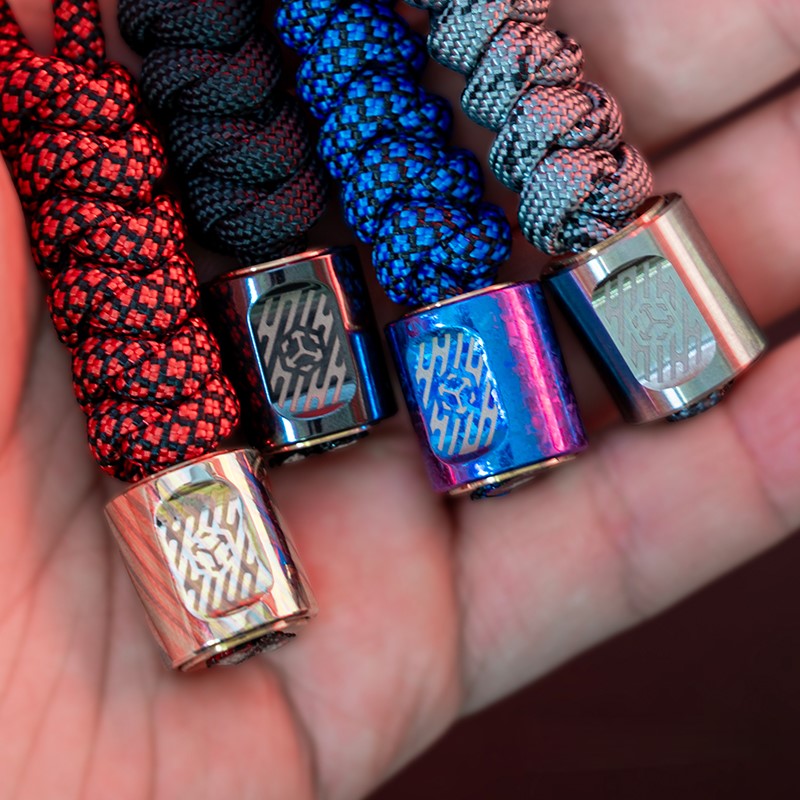 Titanium Fidget Spinner – SpinCore Pendant with EDC Stress Relief Necklace detail image