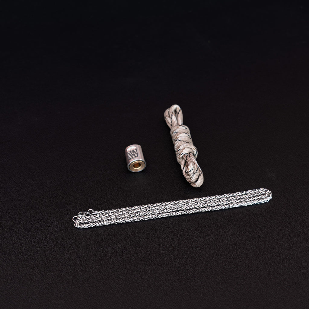 Titanium Fidget Spinner – SpinCore Pendant with EDC Stress Relief Necklace detail image - detail view 9