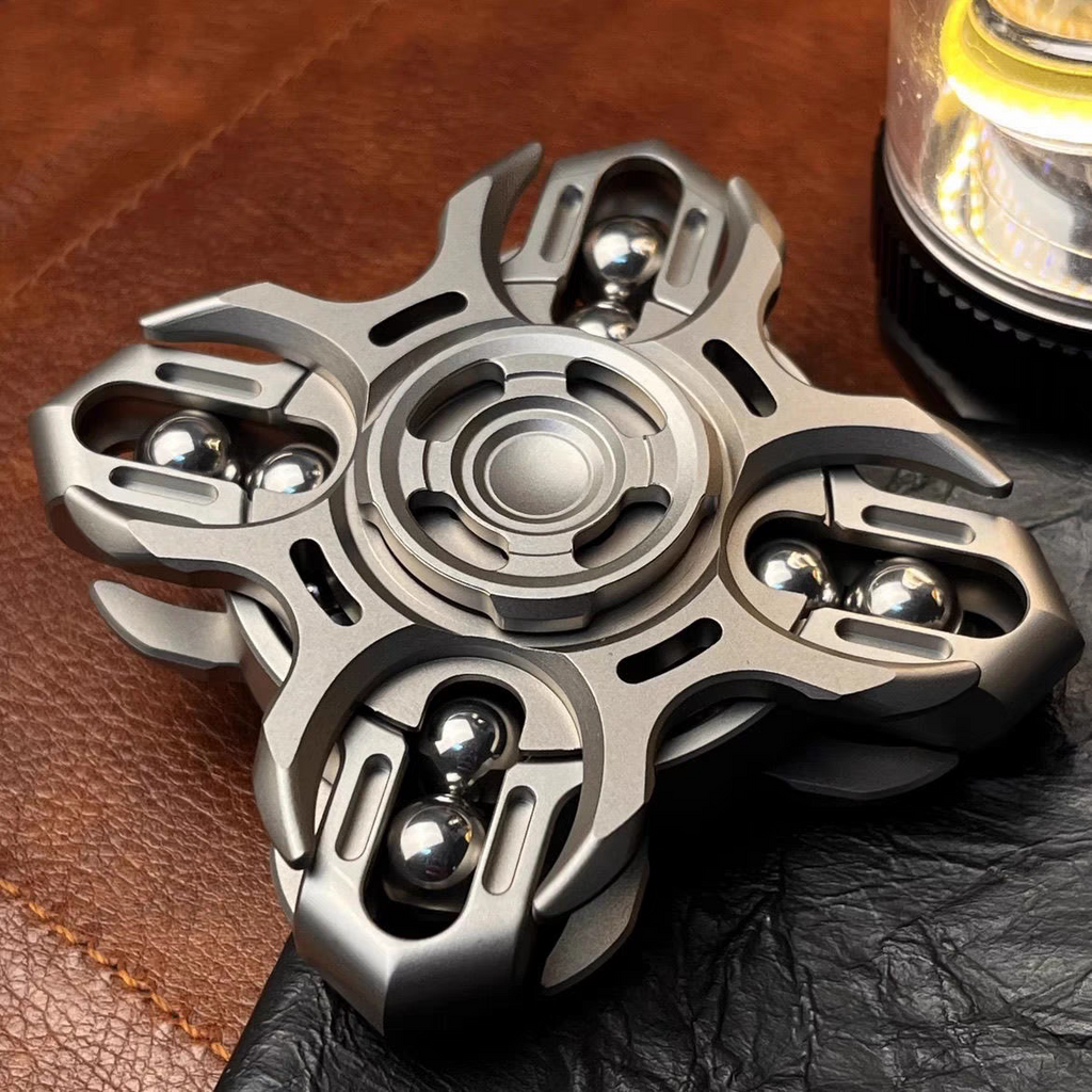 Titanium Fidget Spinner – Tri-Layer Oracle with & Steel EDC for Desk Breaks, Collecting product image