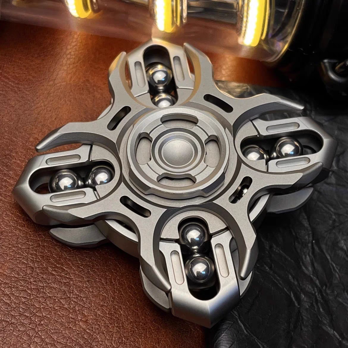 Titanium Fidget Spinner – Tri-Layer Oracle with & Steel EDC for Desk Breaks, Collecting variant image