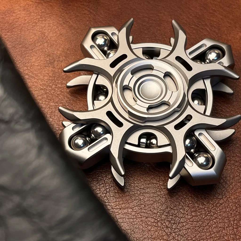Titanium Fidget Spinner – Tuning Fork Linkage for Desk Breaks, Collecting, And Tactile detail image - detail view 6