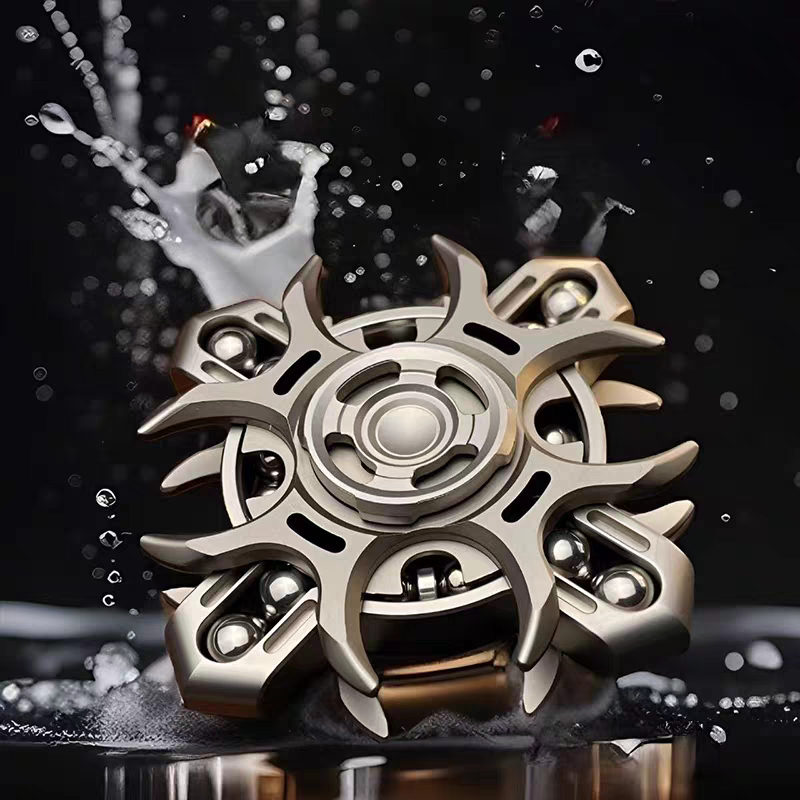 Titanium Fidget Spinner – Tuning Fork Linkage for Desk Breaks, Collecting, And Tactile detail image - detail view 8