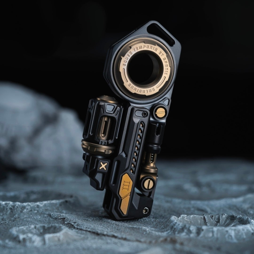 Titanium Fidget Toy – Time-Space Knight with Full Alloy Multi-Function Mecha product image
