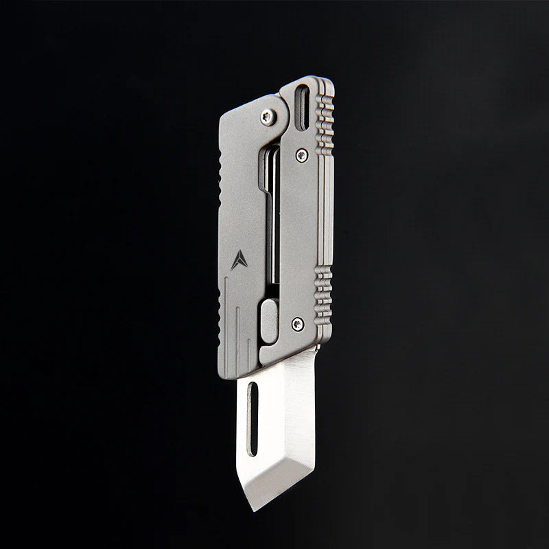 Titanium Fidget Toy – VOLOS Flick Ninja Gravity Knife with Alloy EDC Blade detail image - detail view 4