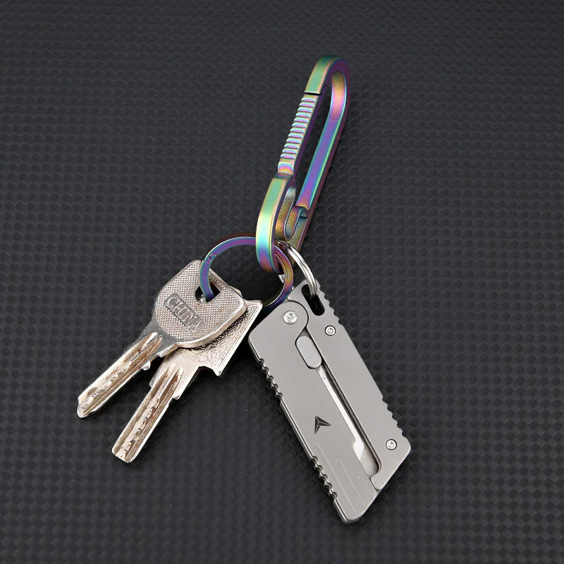 Titanium Fidget Toy – VOLOS Flick Ninja Gravity Knife with Alloy EDC Blade detail image - detail view 6