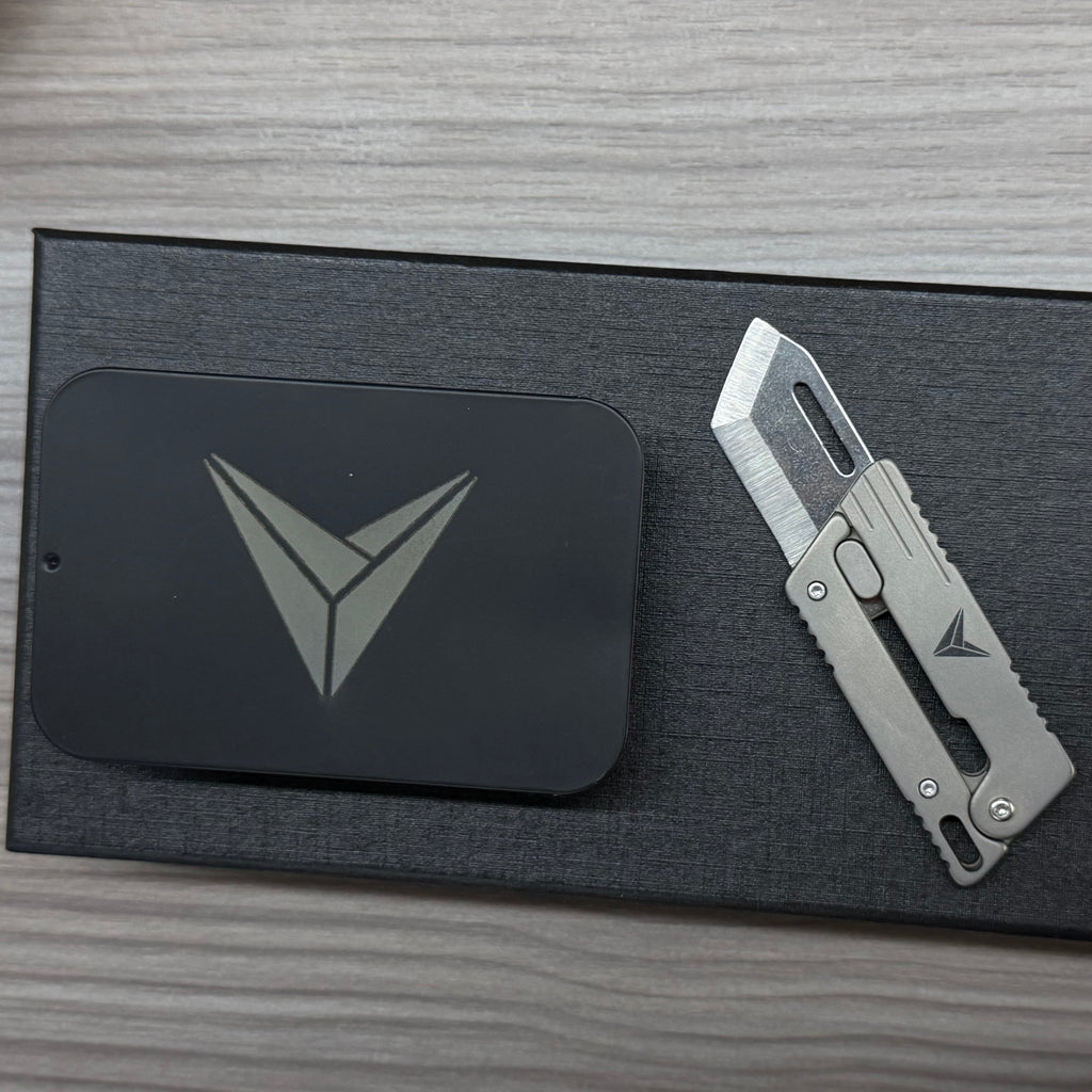 Titanium Fidget Toy – VOLOS Flick Ninja Gravity Knife with Alloy EDC Blade detail image - detail view 9