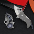 Titanium Folding Knife – Bitelock Mini EDC with 9Cr18MoV Steel & TC4 product image