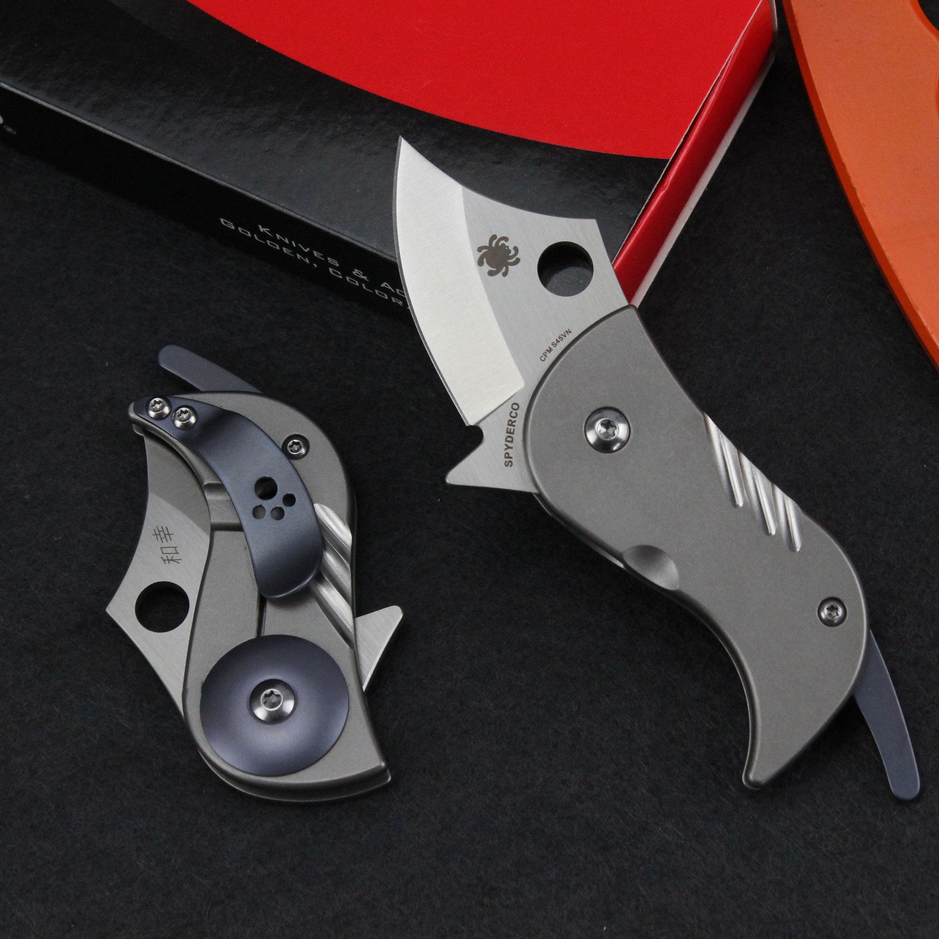 Titanium Folding Knife – Bitelock Mini EDC with 9Cr18MoV Steel & TC4 product image