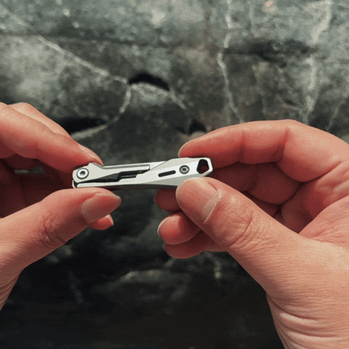 Titanium Folding Knife – Scalpel GR5 Micro Replaceable Blade EDC TSA Compliant Travel detail image - detail view 13