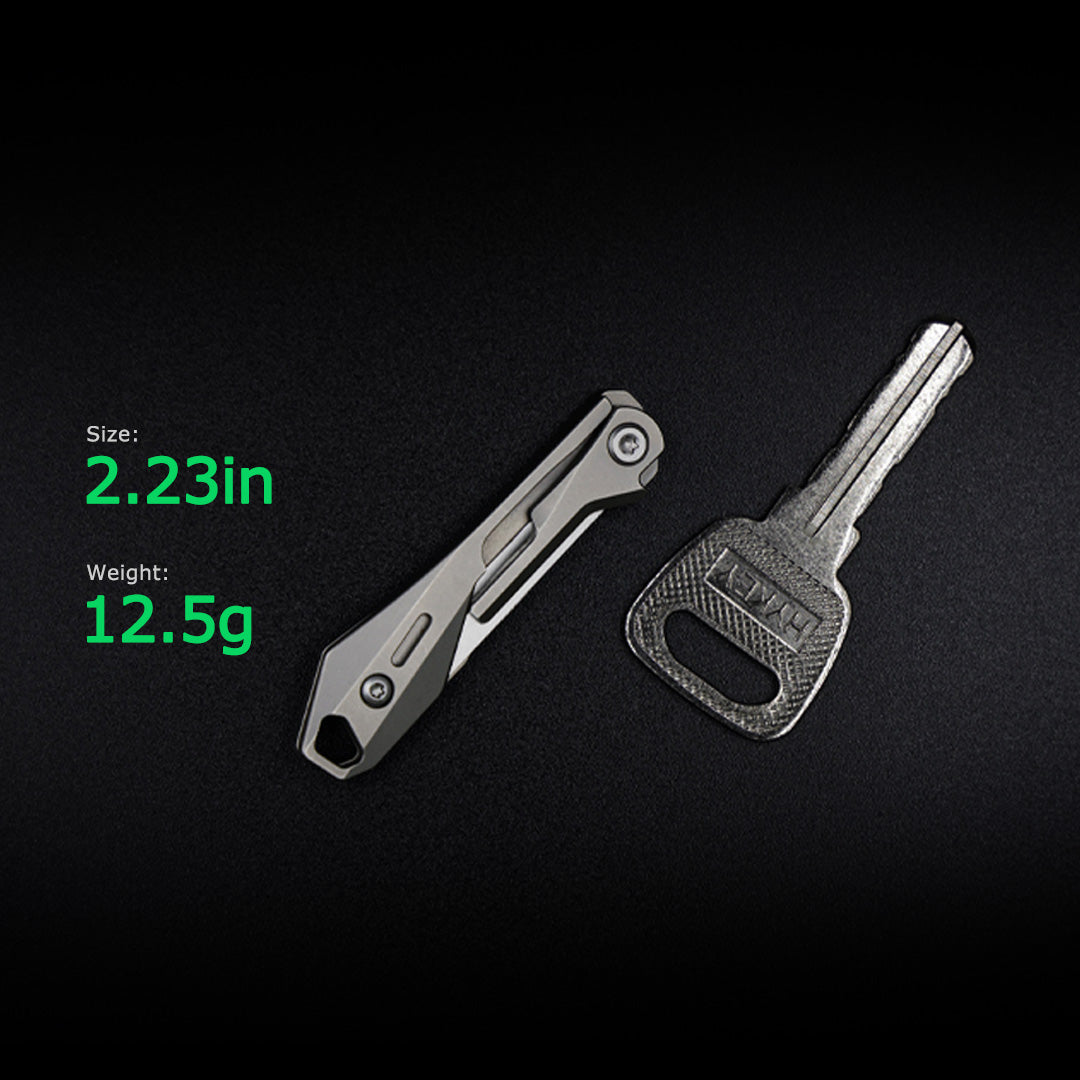 Titanium Folding Knife – Scalpel GR5 Micro Replaceable Blade EDC TSA Compliant Travel detail image - detail view 15